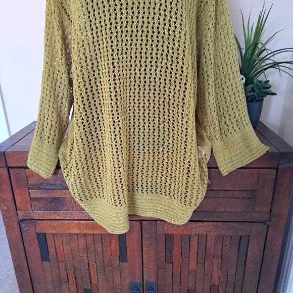 New! Laura Knit Sweater Women's Size 2X Green - Picture 13 of 16